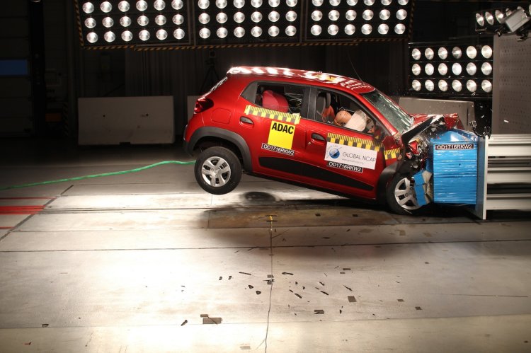 Renault Kwid (III) with airbag Global NCAP crash test