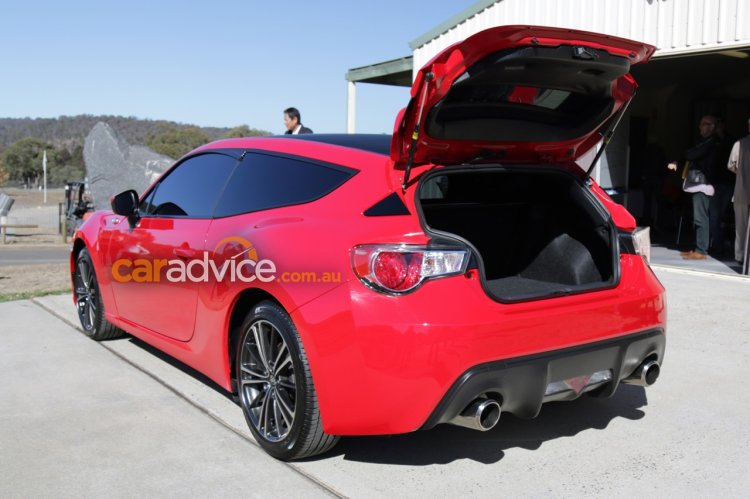 Toyota 86 Shooting Brake Concept tailgate live images