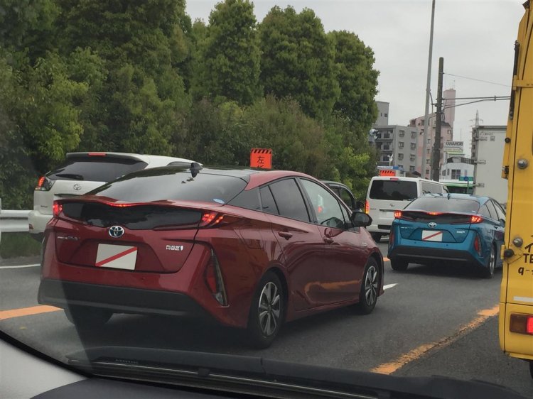 Toyota Prius Prime (PHEV) spotted in the wild in Japan