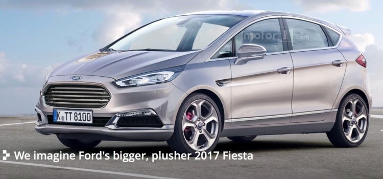 2017 Ford Fiesta front Rendering