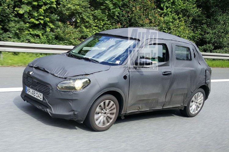 2017 Maruti Swift front three quarter spied in Germany