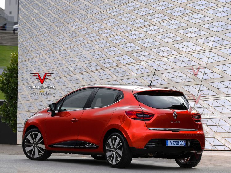 2017 Renault Clio (facelift) rear Rendering