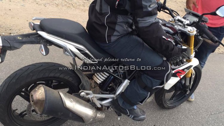 BMW G310R side close spied on Chennai-Bangalore highway