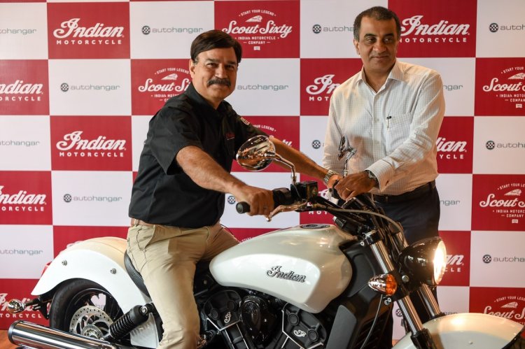 2016 Indian Scout Sixty launch front