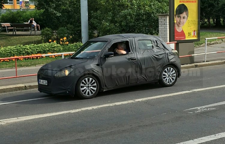 2017 Maruti Swift side spied in Europe by IAB reader