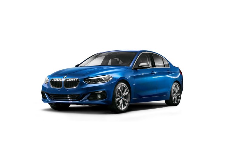 BMW 1 Series Sedan front three quarters