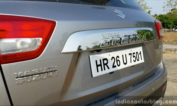 Maruti Vitara Brezza rear end full review