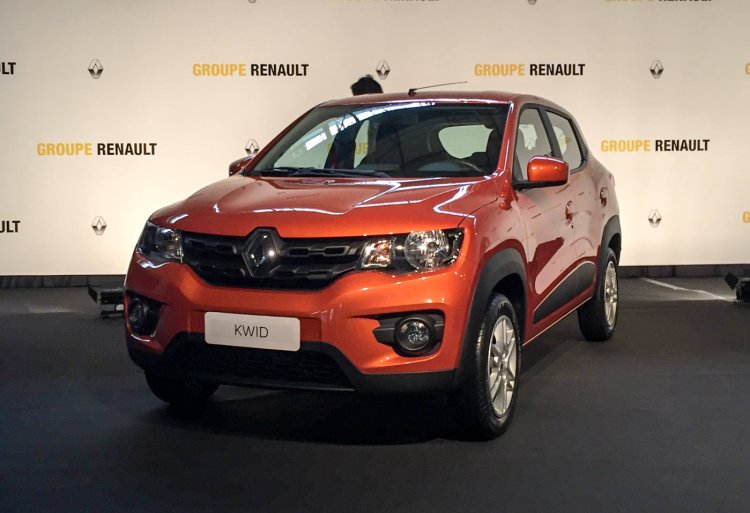 Brazilian-spec Renault Kwid front showcased in new color