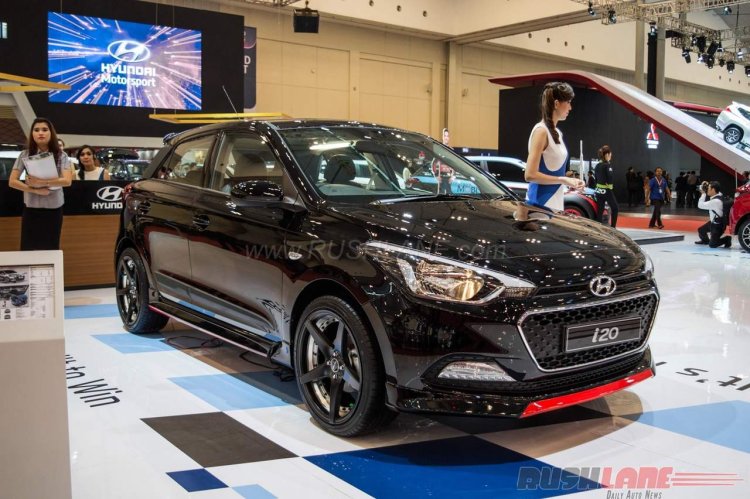 Customised Hyundai i20 front three quarter showcased at GIIAS