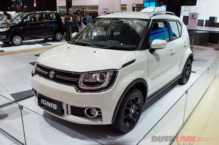 India-bound Suzuki Ignis with AMT front three quarter showcased at GIIAS