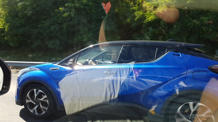 Toyota C-HR side spied on public roads sans camouflage
