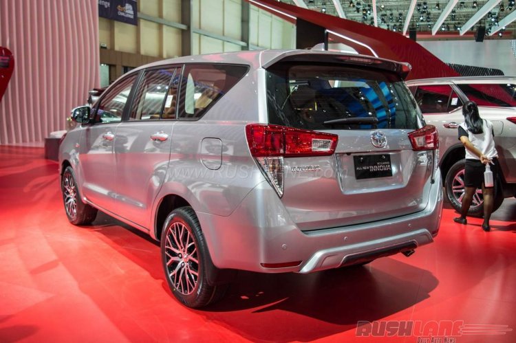 Toyota Innova Crysta rear three quarter showcased at GIIAS