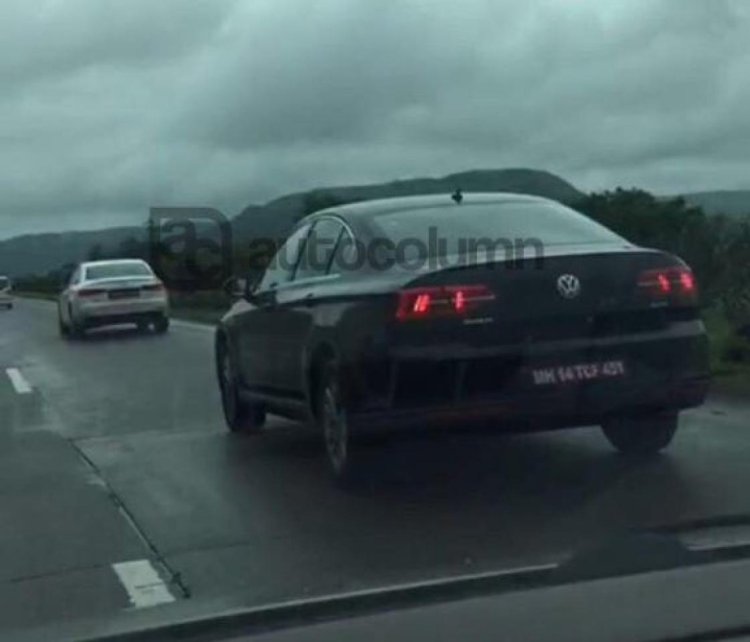 2016 VW Passat (B8) spied testing in India for the first time