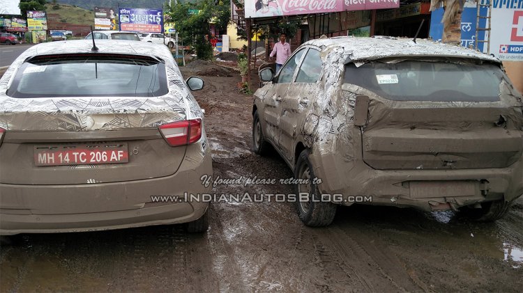 Tata Kite 5 rear and Tata Nexon rear