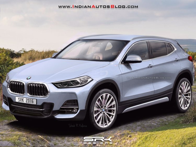 BMW X2 production front rendering from IAB