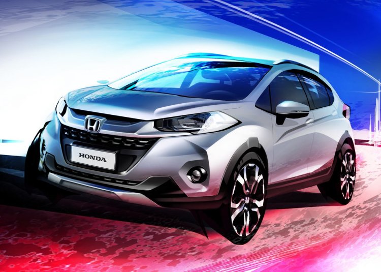 Honda WR-V design sketch official front