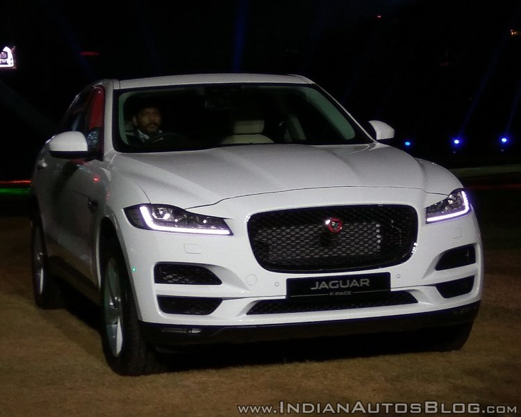 Jaguar F-Pace front quarter India launch