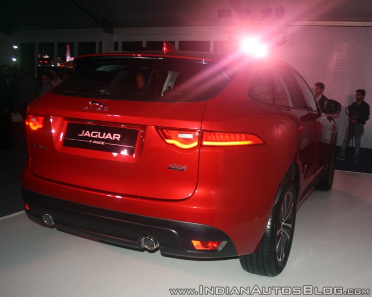 Jaguar F-Pace rear quarter India launch