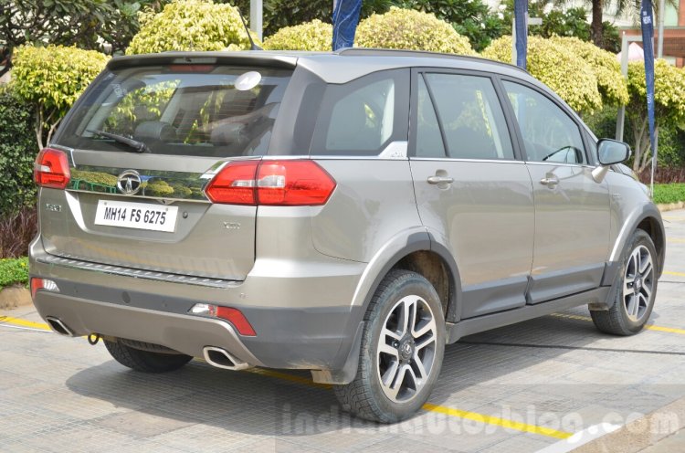 Tata Hexa XTA rear angle