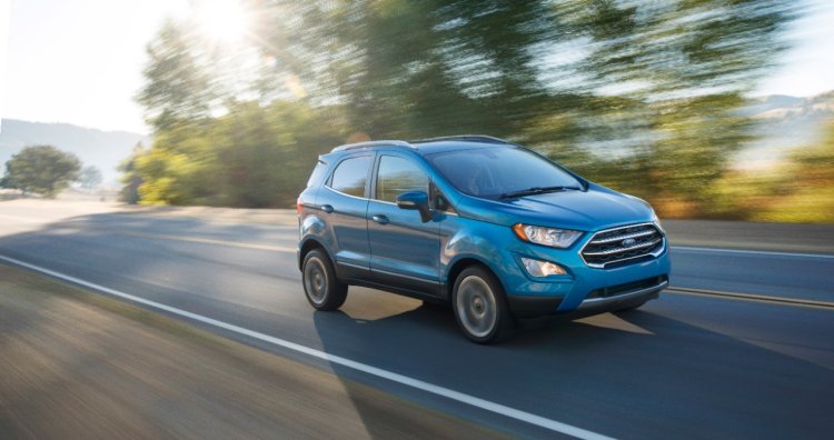 2017 Ford EcoSport (facelift) front three quarters