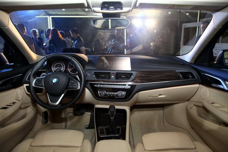 BMW 1 Series sedan dashboard world debut