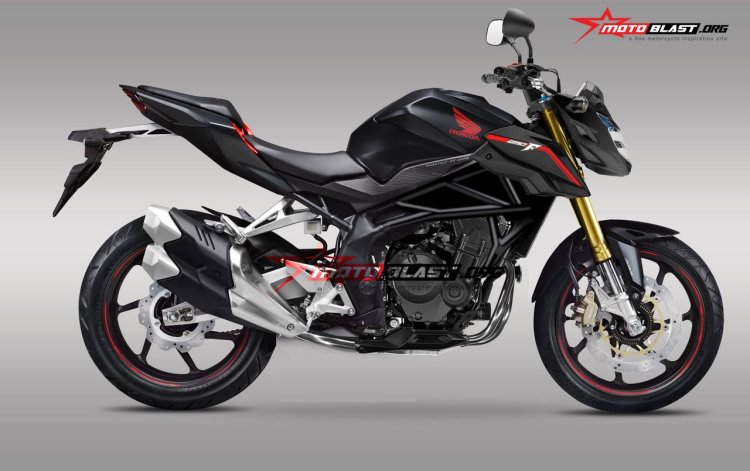 Naked Street Fighter Version of Honda CBR250RR Rendered