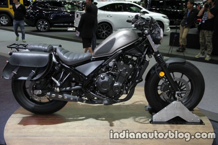 Honda Rebel 500 grey rear at Thai Motor Expo