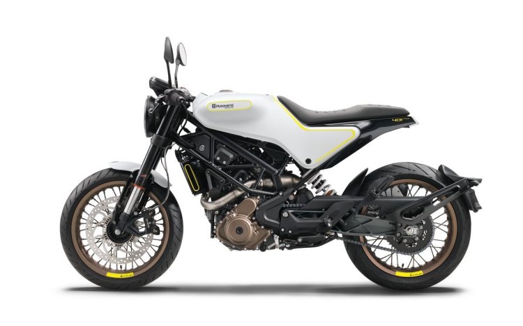 Husqvarna Vitpilen 401 white left side