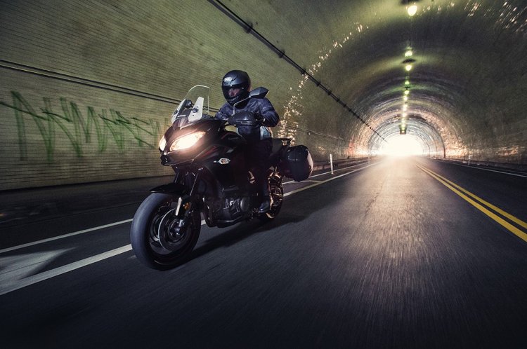 Kawasaki Versys 1000LT motion tunnel