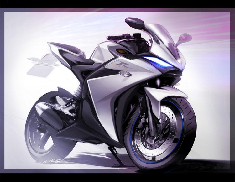 Yamaha R25 2017 rendering front three quarter