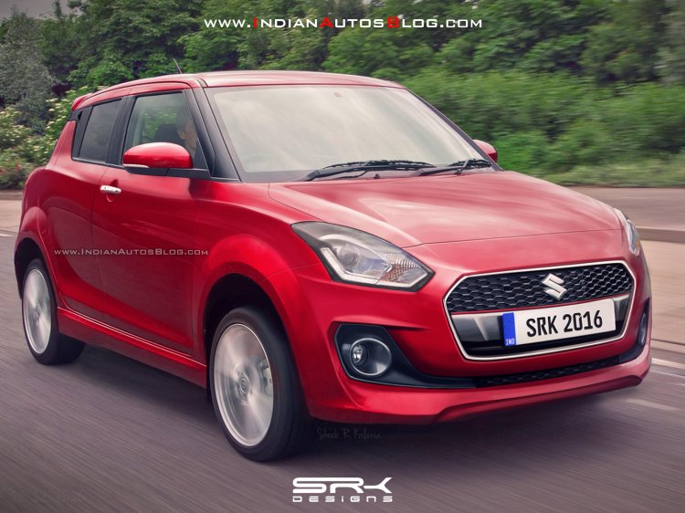 2017 Maruti Swift front IAB Rendering