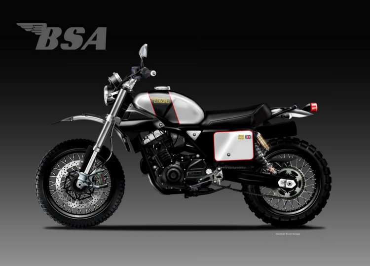 BSA MX 355 rendering