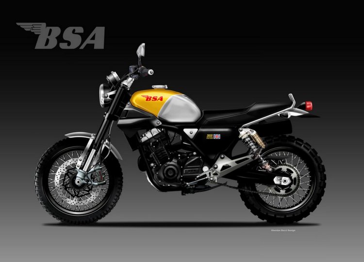 BSA Victor 355 rendering