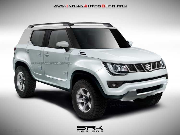 Maruti Gypsy front three quarter rendering