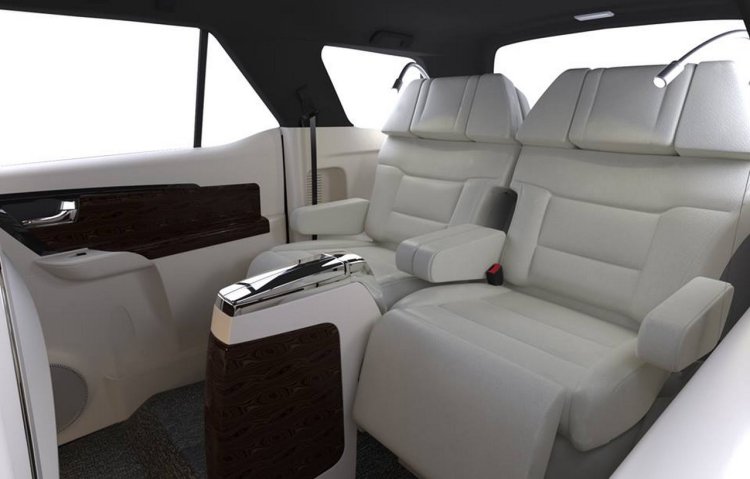 Toyota Fortuner DC Design interiors white