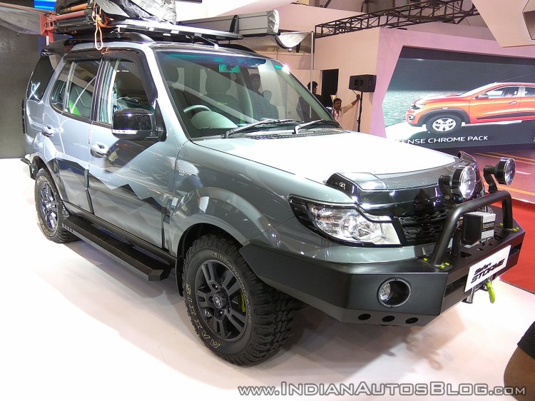 Tata Safari Storme Tuff front three quarter