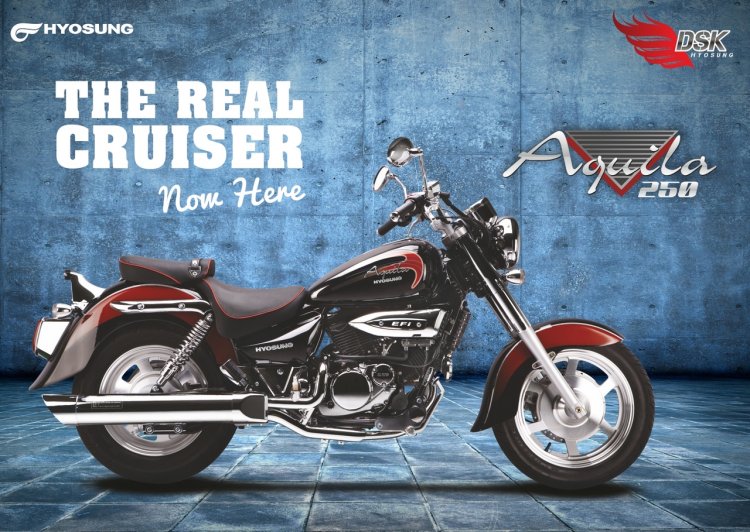 Hyosung Aquila 250 Black side