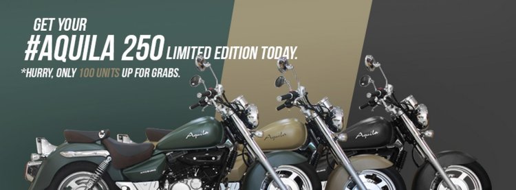 Hyosung Aquila 250 limited edition colour range