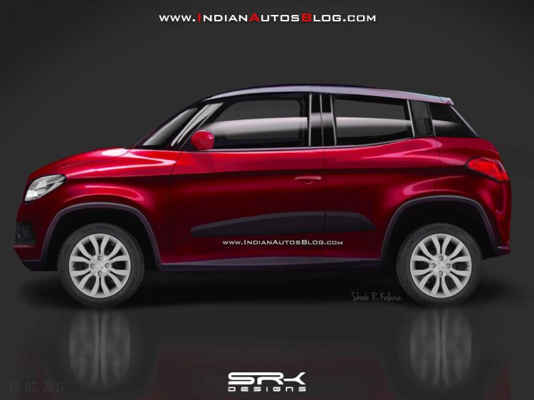 Maruti Crosshiker (Renault Kwid rival) rendered