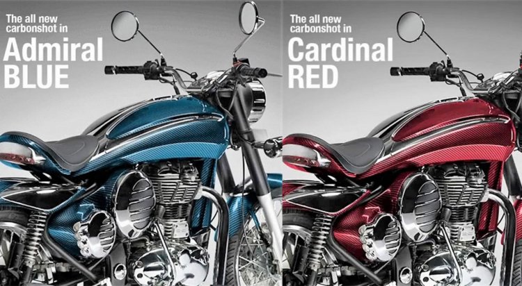 Royal Enfield DC2 Carbon Shot Admiral blue