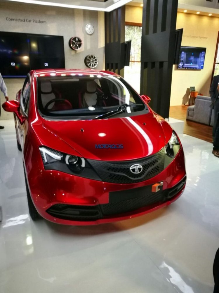 Tata Tamo C-Cube Concept front quarter photographed
