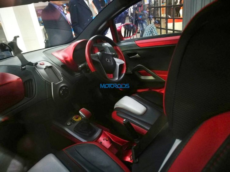 Tata Tamo C-Cube Concept interior photographed