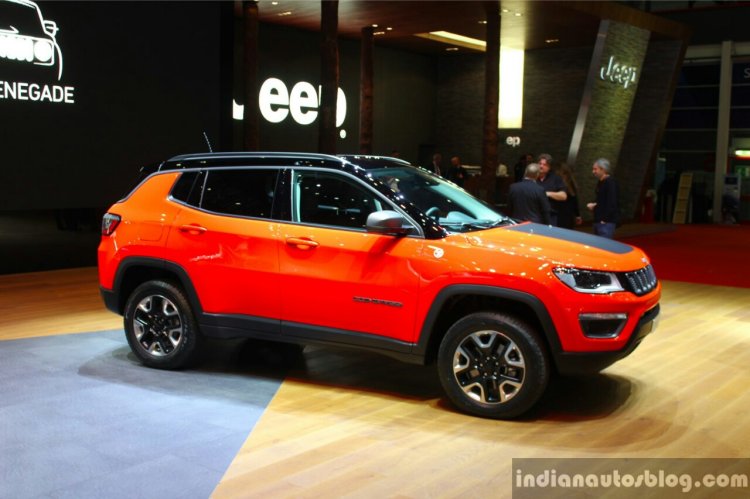 India-bound Jeep Compass Trailhawk at the Geneva Motor Show Live