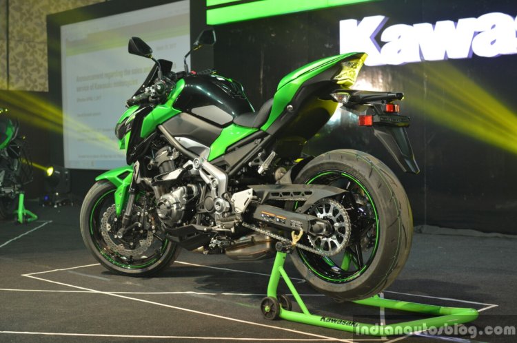 Kawasaki Z900 rear three quarter at India launch