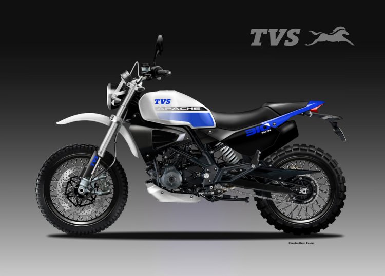 TVS Apache 310 SCR concept
