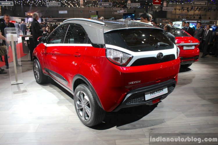 Tata Nexon Geneva Edition rear quarter at the 2017 Geneva Motor Show