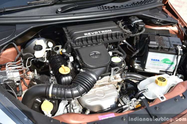 Tata Tigor petrol engine bay First Drive Review