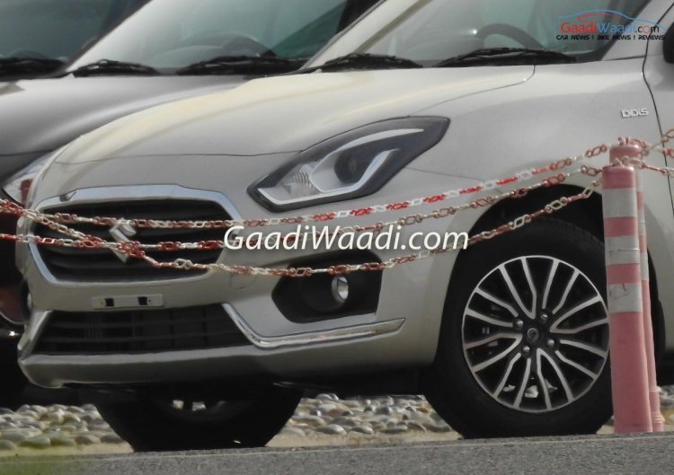 2017 Maruti Swift Dzire front end spied