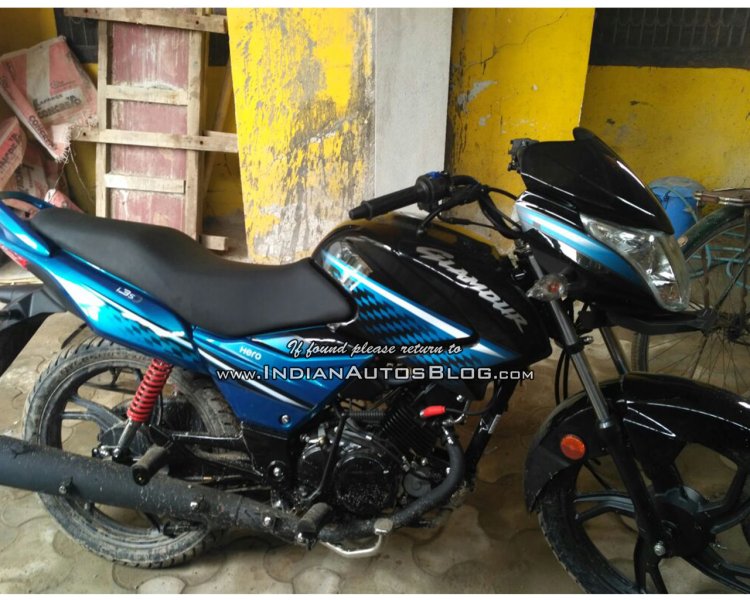 All new Hero Glamour spied in India side