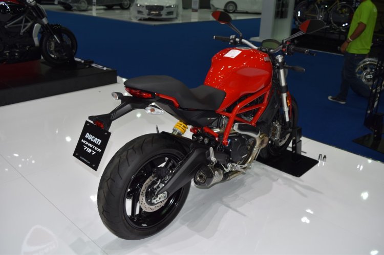 Ducati Monster 797 at BIMS 2017 rear three quarter